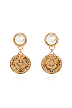 【関税&送料込】Versace Orecchini Pendenti Logati Versace Orecchini Pendenti La Medusa | Oro | FARFETCH IT